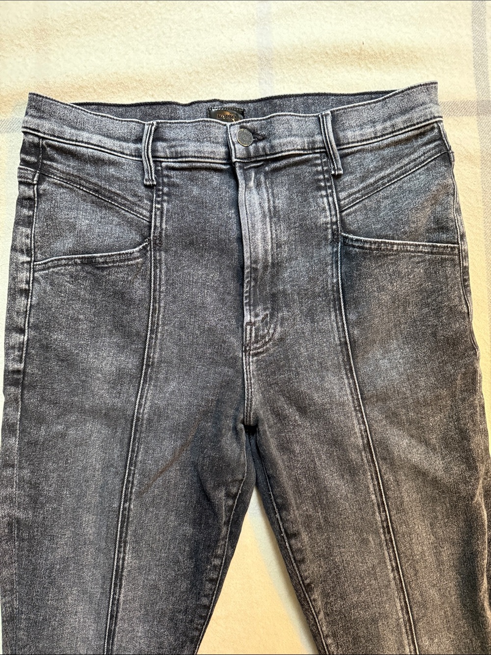 MOTHER The Seamed Swooner Skimp Jean in Train Stops Size 32 - Picture 5 of 16